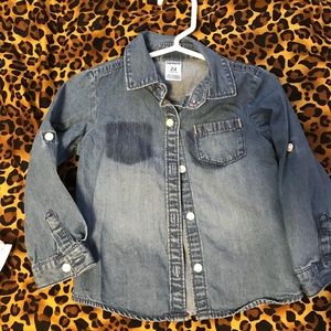Toddler denim shirt